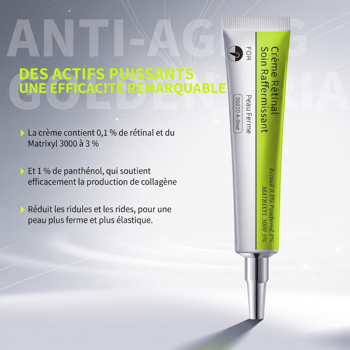 Clarvéa – crème au rétinal et Matrixyl 3000
