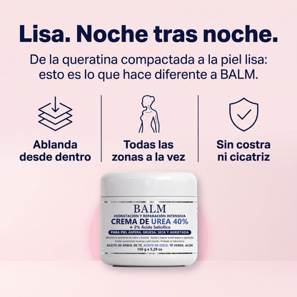 Lisa. Noche tras noche. Ablanda desde dentro, todas las zonas a la vez, sin costra ni cicatriz