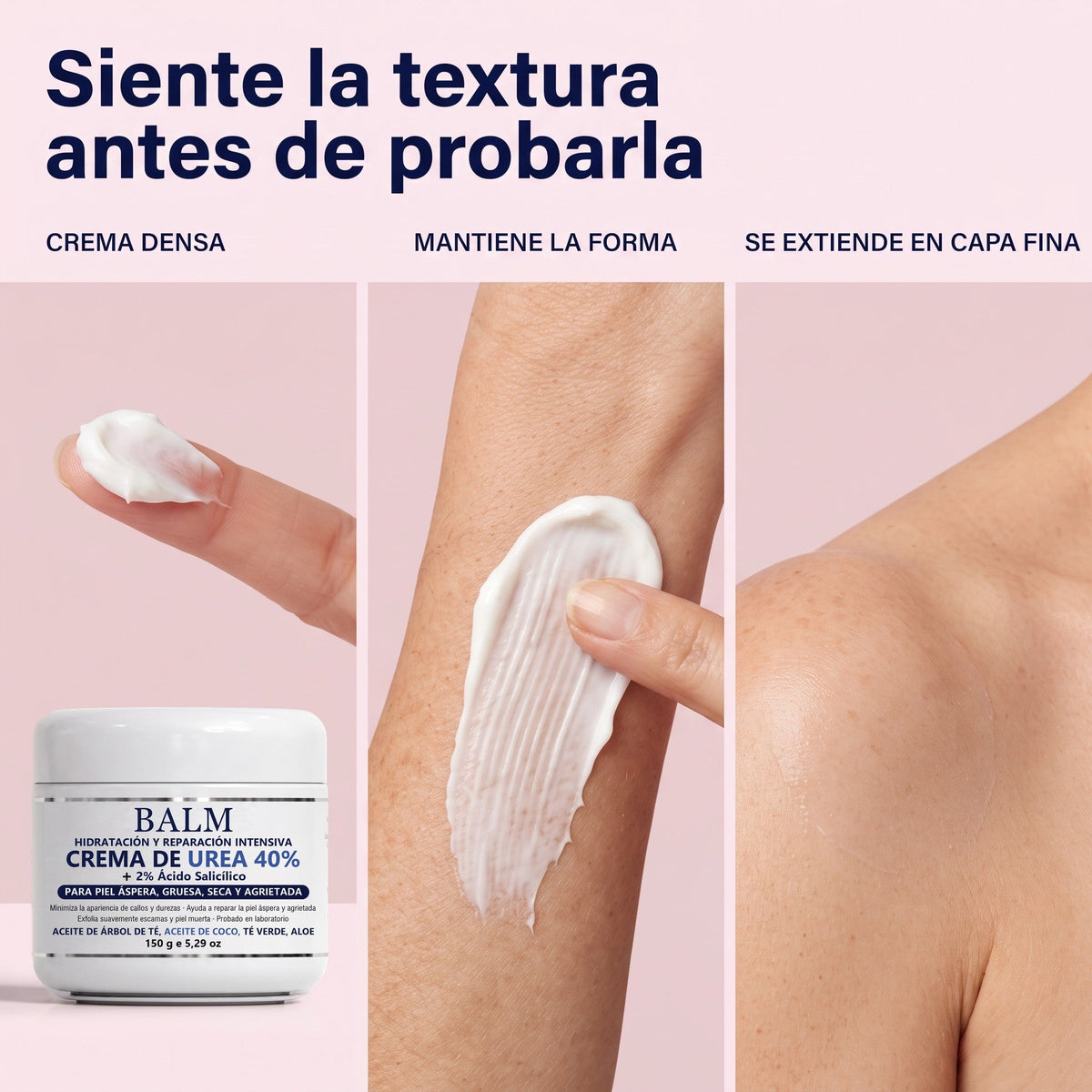 Siente la textura antes de probarla