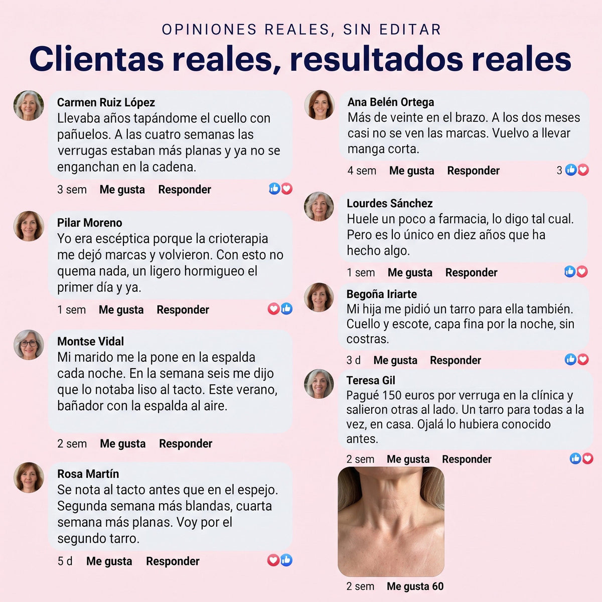 Opiniones reales, sin editar