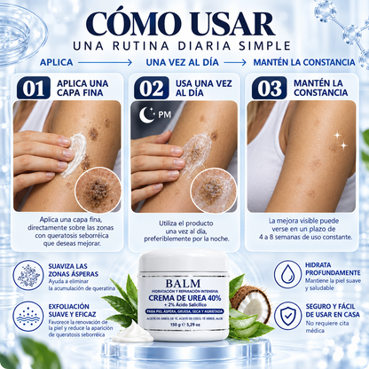 BALM — Crema Queratolítica Avanzada · Urea 40 %