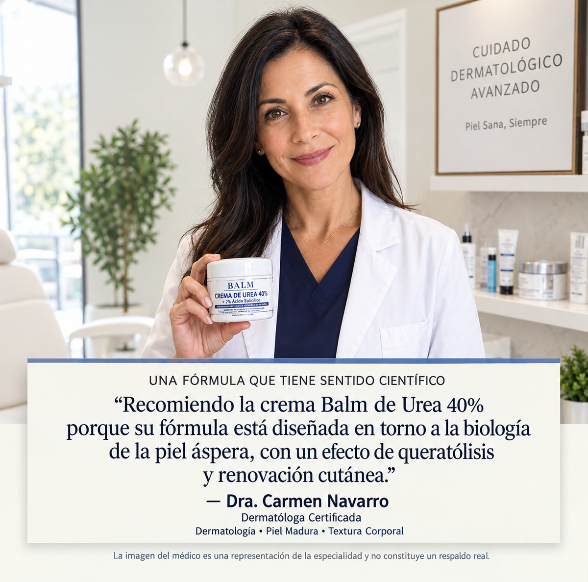 BALM — Crema Queratolítica Avanzada · Urea 40 %