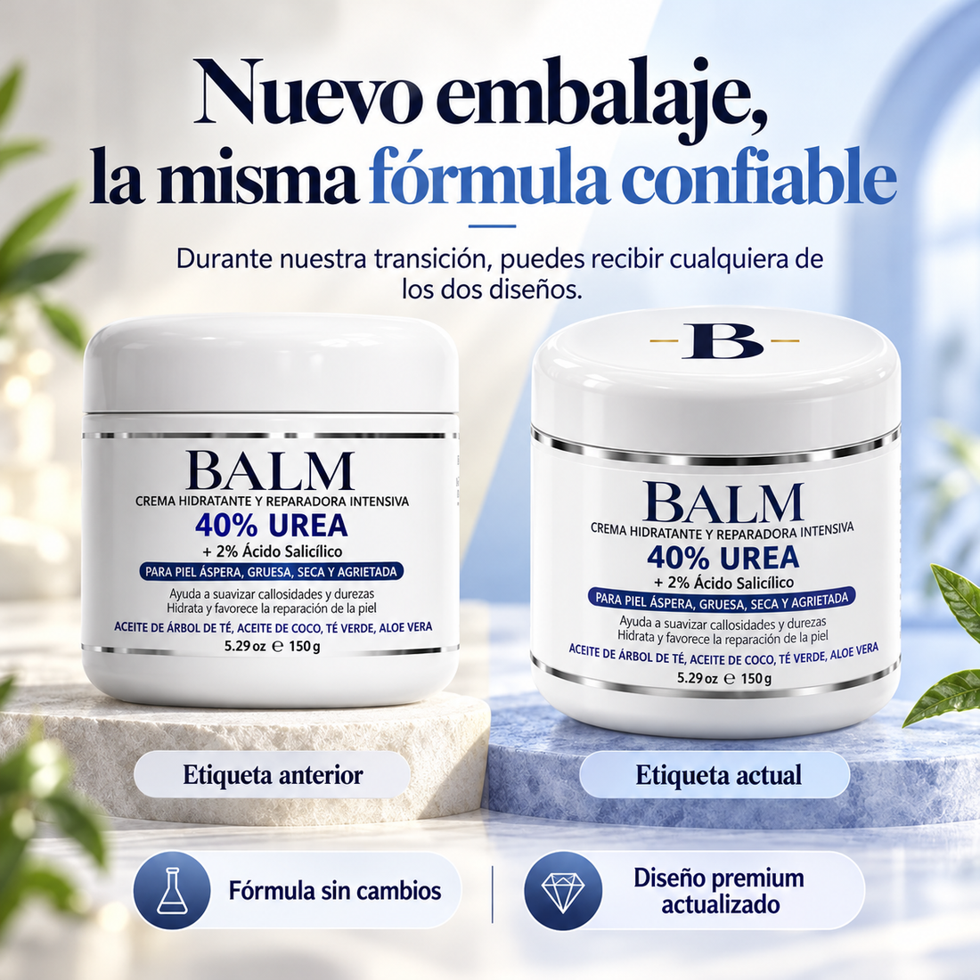 BALM — Crema Queratolítica Avanzada · Urea 40 %