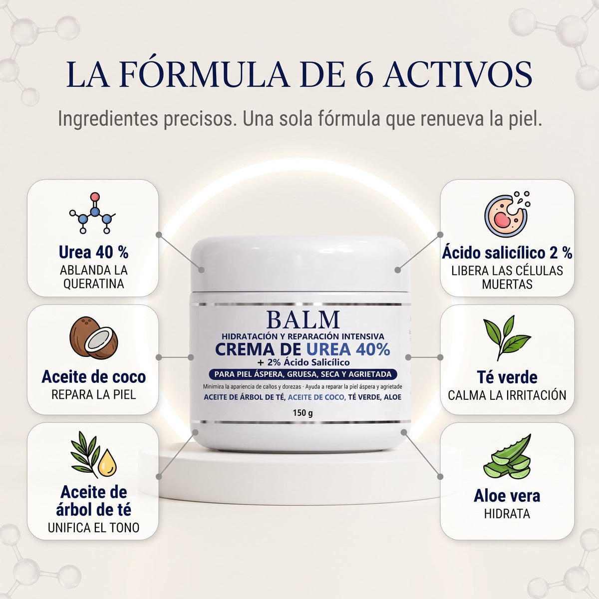 La fórmula de 6 activos