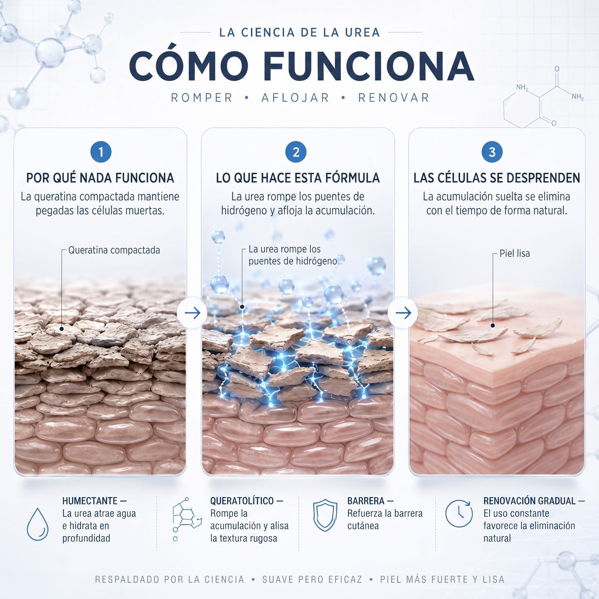 Cómo funciona la urea al 40 %