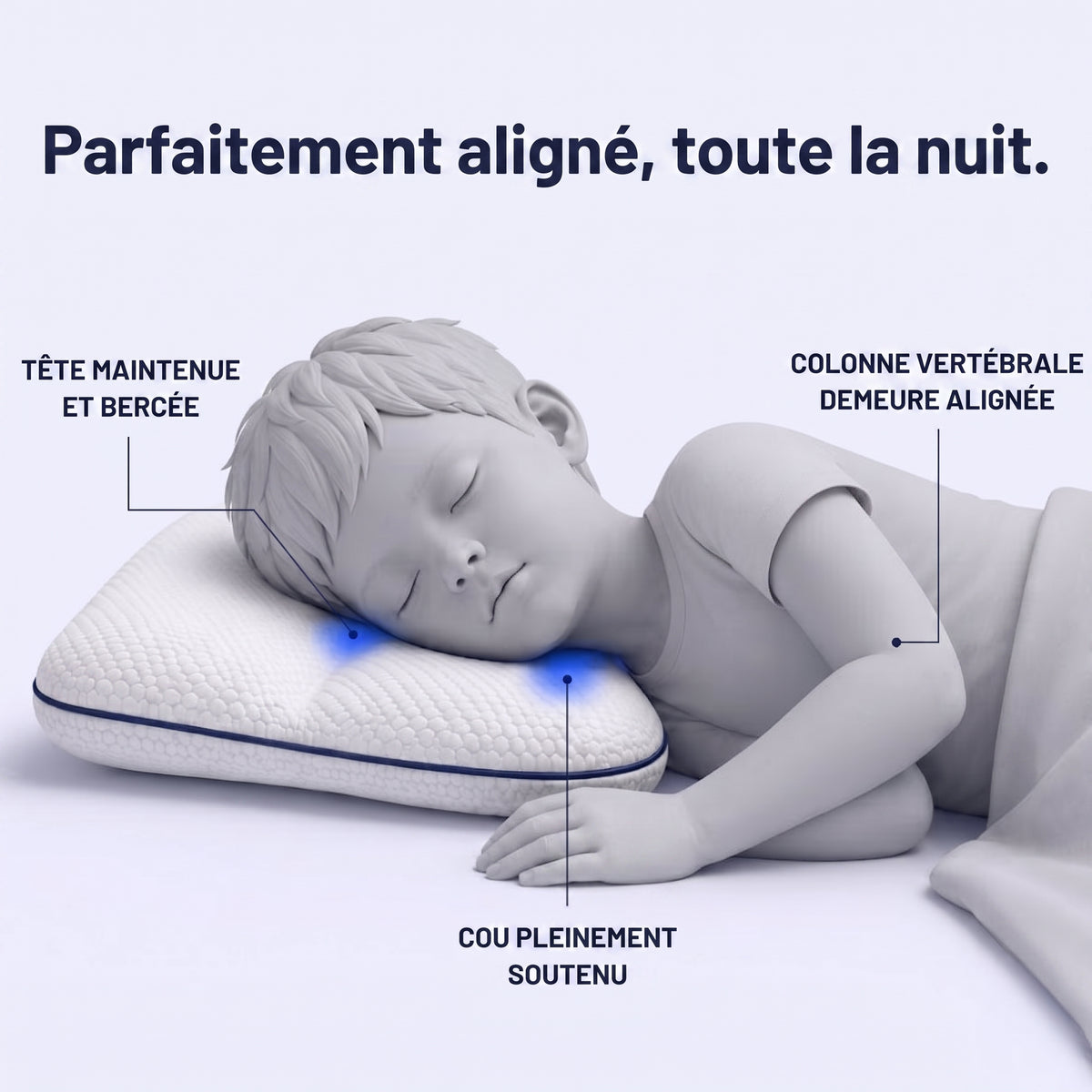 Oreiller Noctelis Posture pour enfant