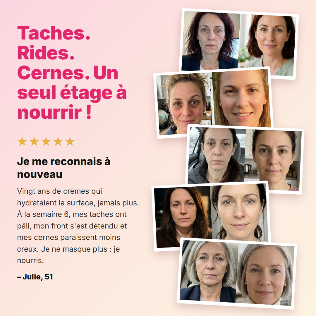 Manchas, arrugas, ojeras - antes y después de clientas
